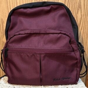 Rick Steve Burgundy Backpack